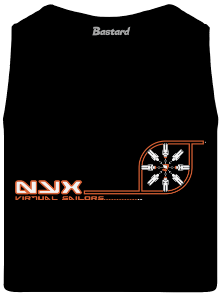 NYX Virtual Sailors pánské tílko Black