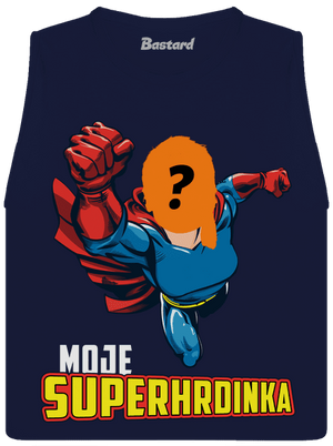 Moje superhrdinka dámské tílko volné Navy