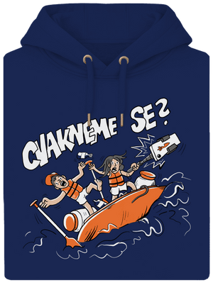 Cvakneme se unisex mikina premium Navy