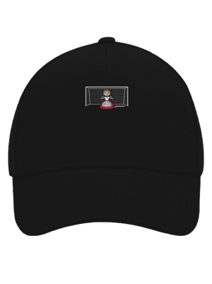 Gólmanka kšiltovka baseballka Black