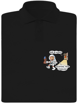 Houstone, mám problém! pánská polokošile Black