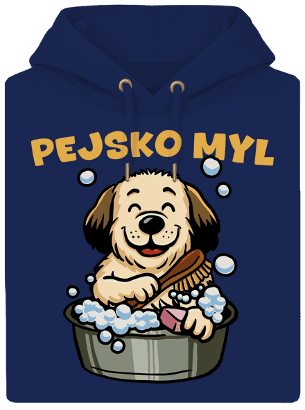 Pejskomyl unisex mikina premium Navy