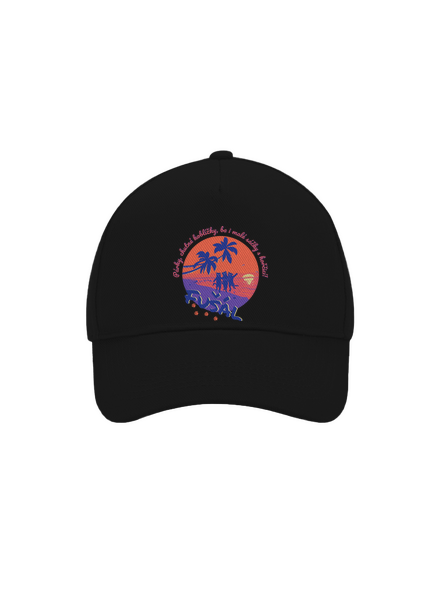 Fušál kšiltovka baseballka Black