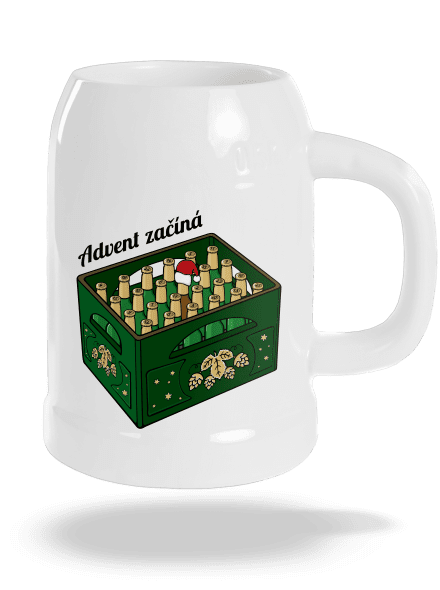 Advent začíná půllitr White