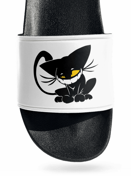 Evil cat pantofle White