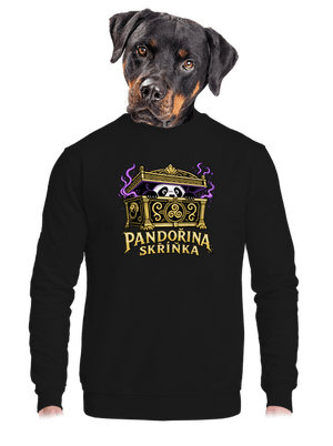 unisex mikina bez kapuce