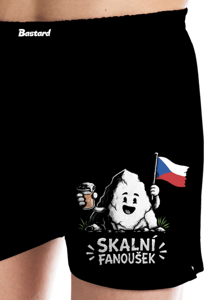 Největší skalní fanoušek pánské trenky Black