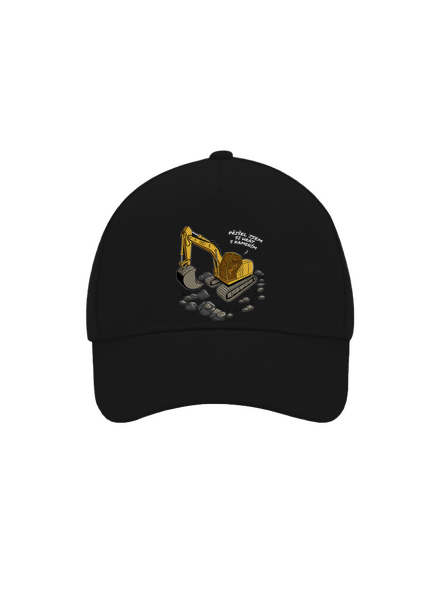 Hrát s kamením kšiltovka baseballka Black