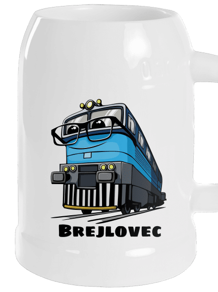 Brejlovec půllitr White