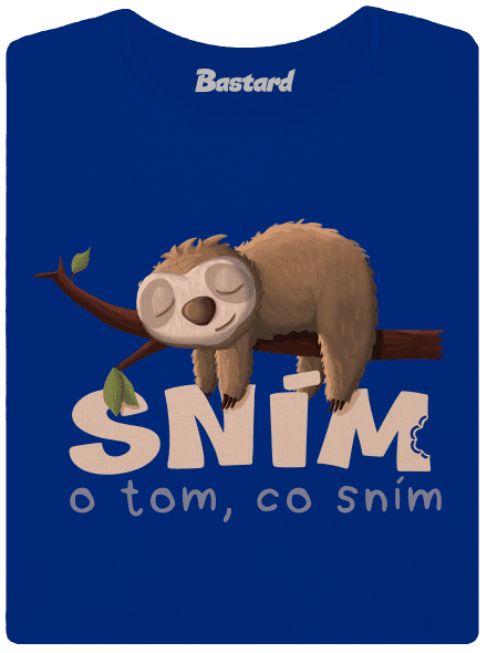 Sním o tom, co sním dámské tričko s lemem Royal Blue Mal