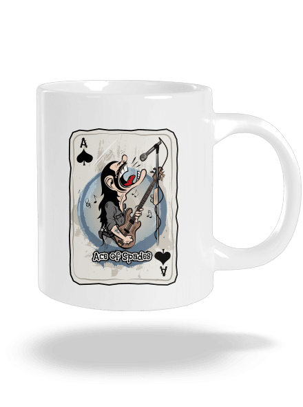 Ace of Spades velký hrnek White