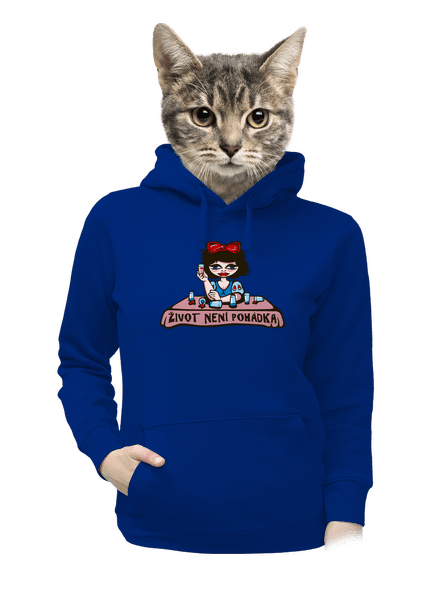 Sněhurka dámská mikina klokanka Royal Blue Mal