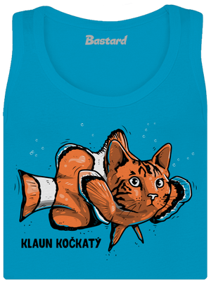 Klaun Kočkatý dámské tílko klasické Blue Atol