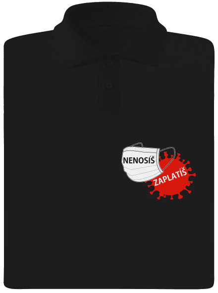 Nenosíš zaplatíš pánská polokošile Black