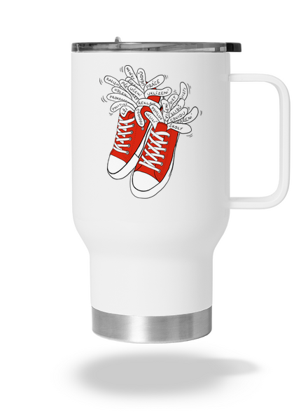 Plný kecky termohrnek White