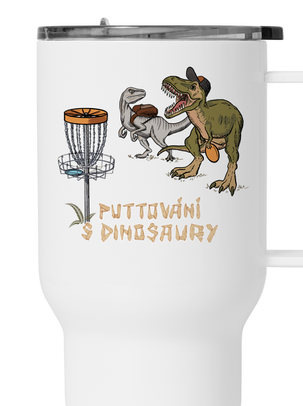 Puttování s dinosaury termohrnek White