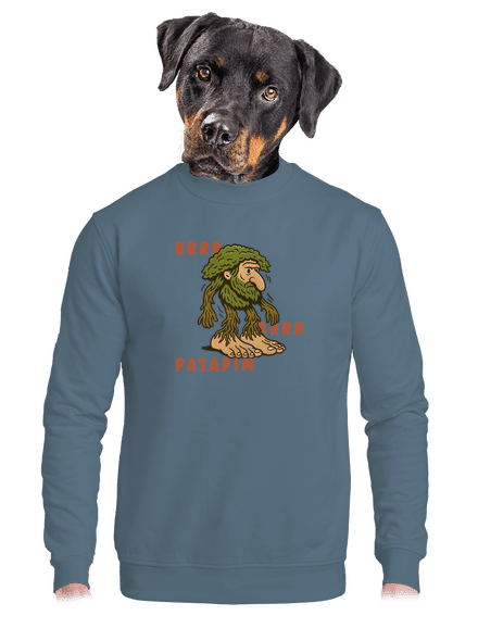 Brrr Brrr Patapim – Italian Brainrot unisex mikina bez kapuce Nordic Blue