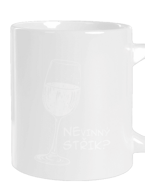 Nevinný střik velký hrnek White