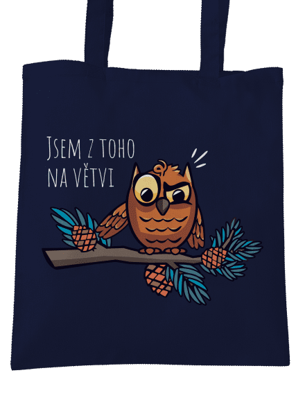 Jsem na větvi taška French Navy