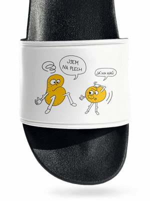 Opilé brambory pantofle White