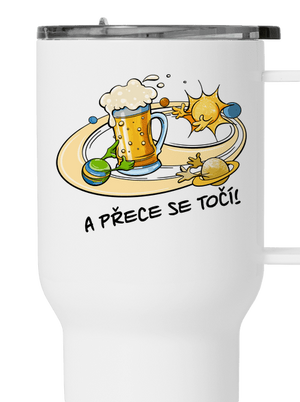 A přece se točí! termohrnek White