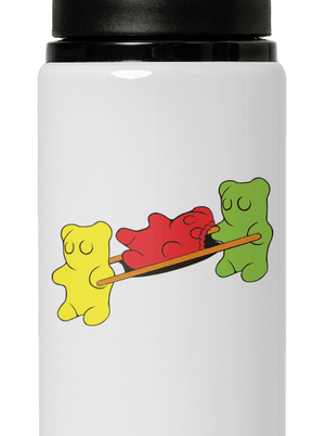 Gumídci lahev na vodu White