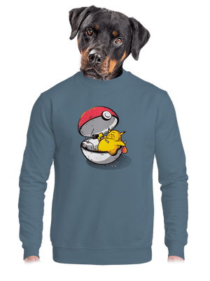 unisex mikina bez kapuce