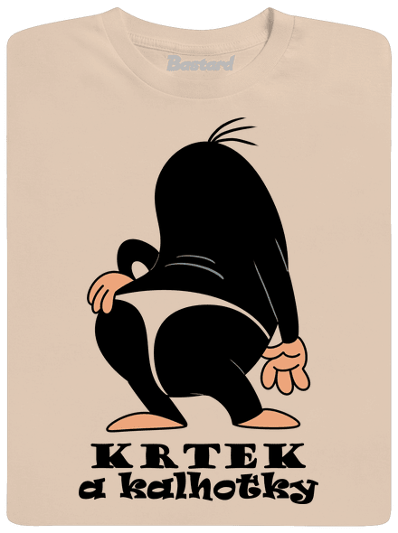 Krtek a kalhotky pánské tričko Sand
