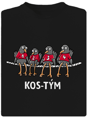 Kos-tým dětské sportovní tričko Black