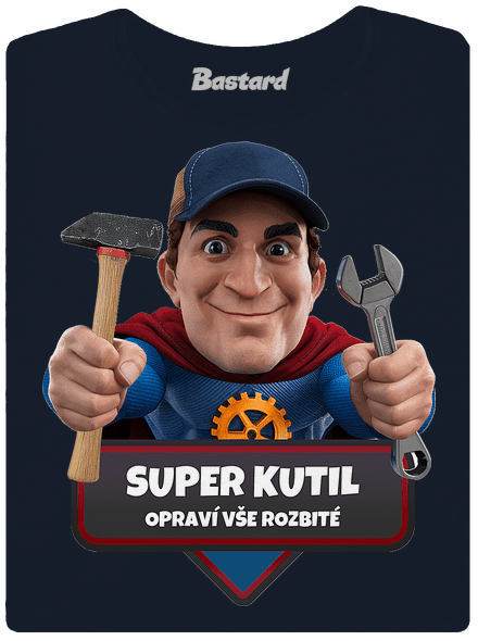Super táta dámské tričko Navy Mal