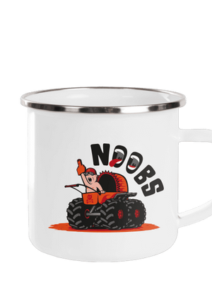 Monster kočárek plecháček White