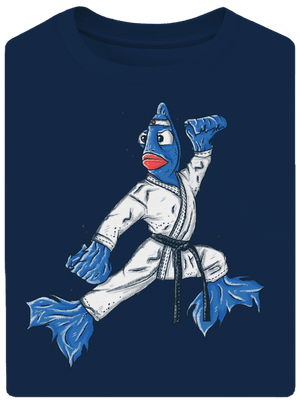 Bojovnice unisex tričko oversized Midnight Blue