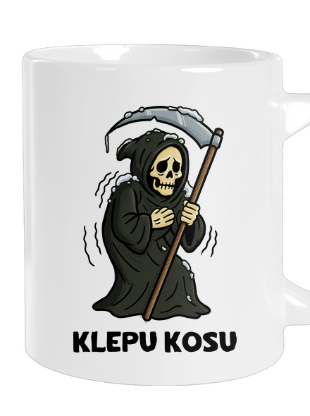 Klepu kosu velký hrnek White