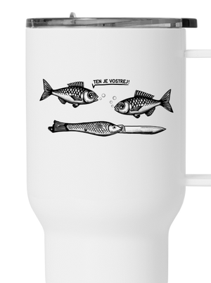 Vostrá rybička termohrnek White