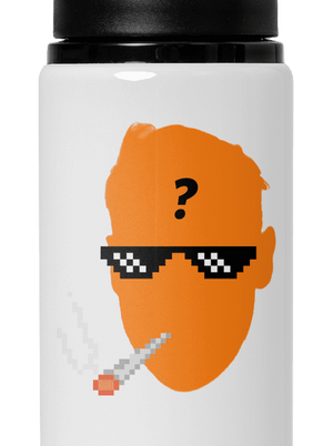 Thug life lahev na vodu White