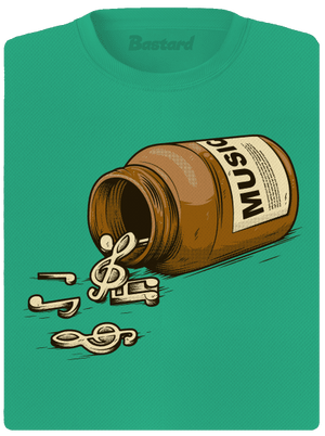 Music Pills dámské sportovní tričko Mint Mal