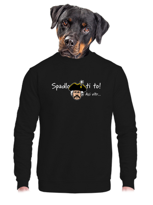 unisex mikina bez kapuce