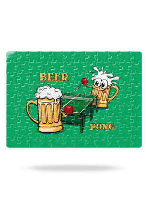 Beer pong puzzle White