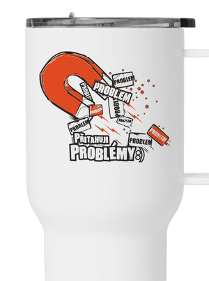Magnet na problémy termohrnek White