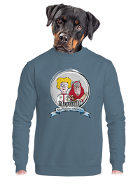 unisex mikina bez kapuce