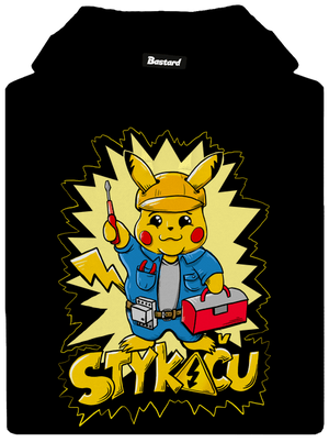 Stykaču pánská mikina klokanka Black