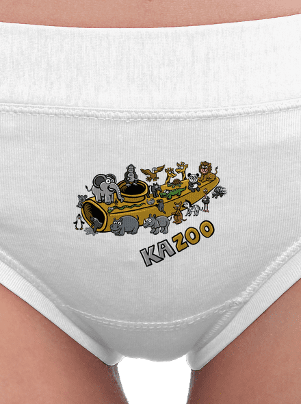 KaZoo dámské kalhotky White