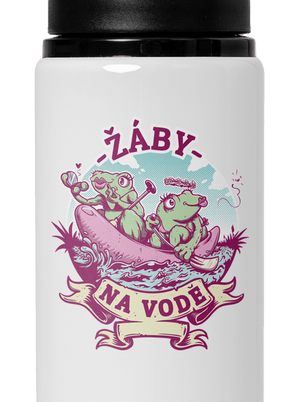 Žáby na vodě lahev na vodu White