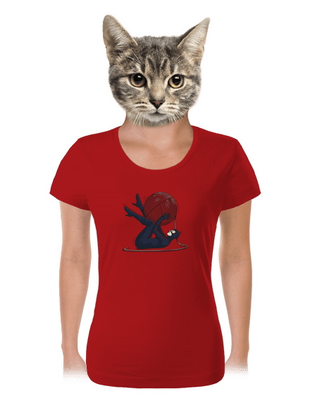 Catwoman dámské tričko Red Mal