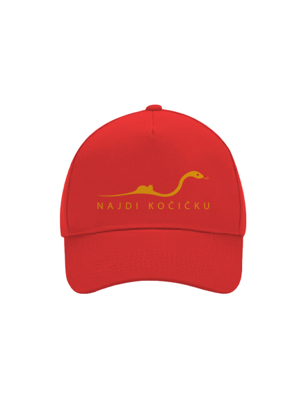 Najdi kočičku kšiltovka baseballka Classic Red