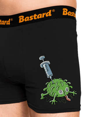 Zapíchlý covid boxerky Black