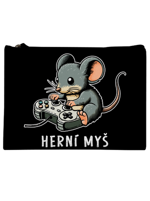 Herní myš taštička Black