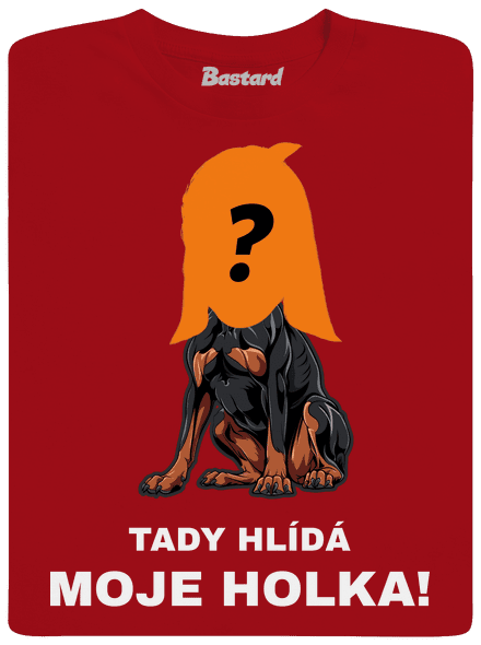 Tady hlídám já pánské tričko Red
