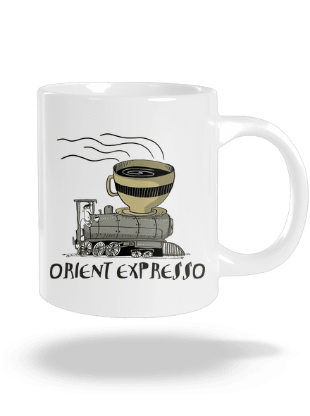 Orient expresso velký hrnek White