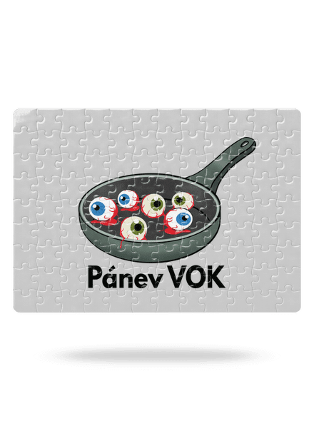 Pánev vok puzzle White